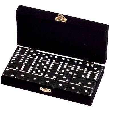 Picture of Double 6 Black Tournament Size Dominos