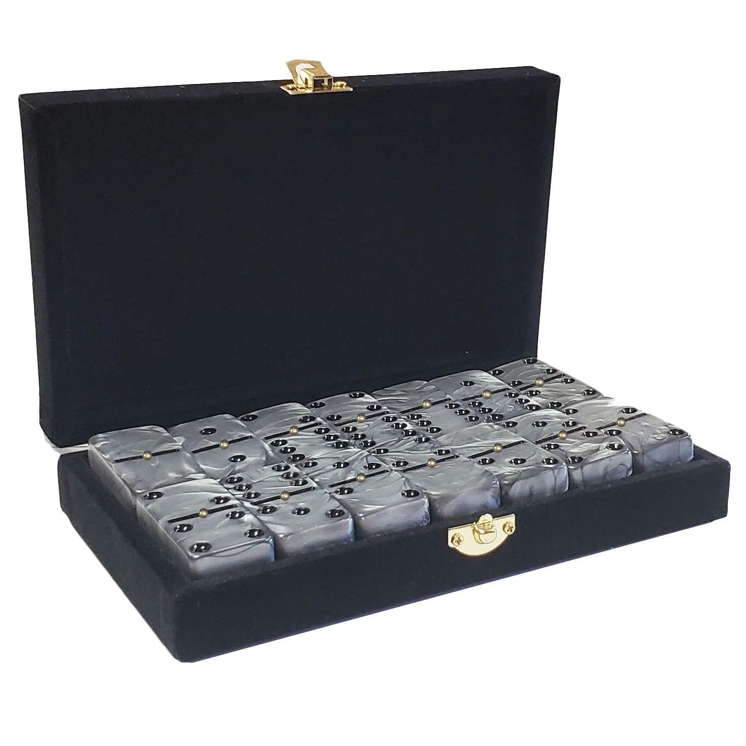 Picture of Double 6 Silver Tournament Size Dominos