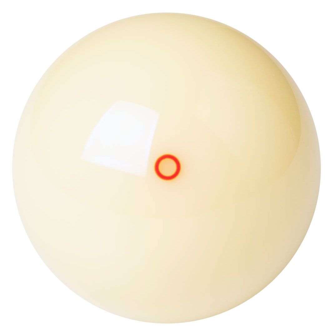 Picture of Aramith 2-1/4 Red Circle Cue Ball