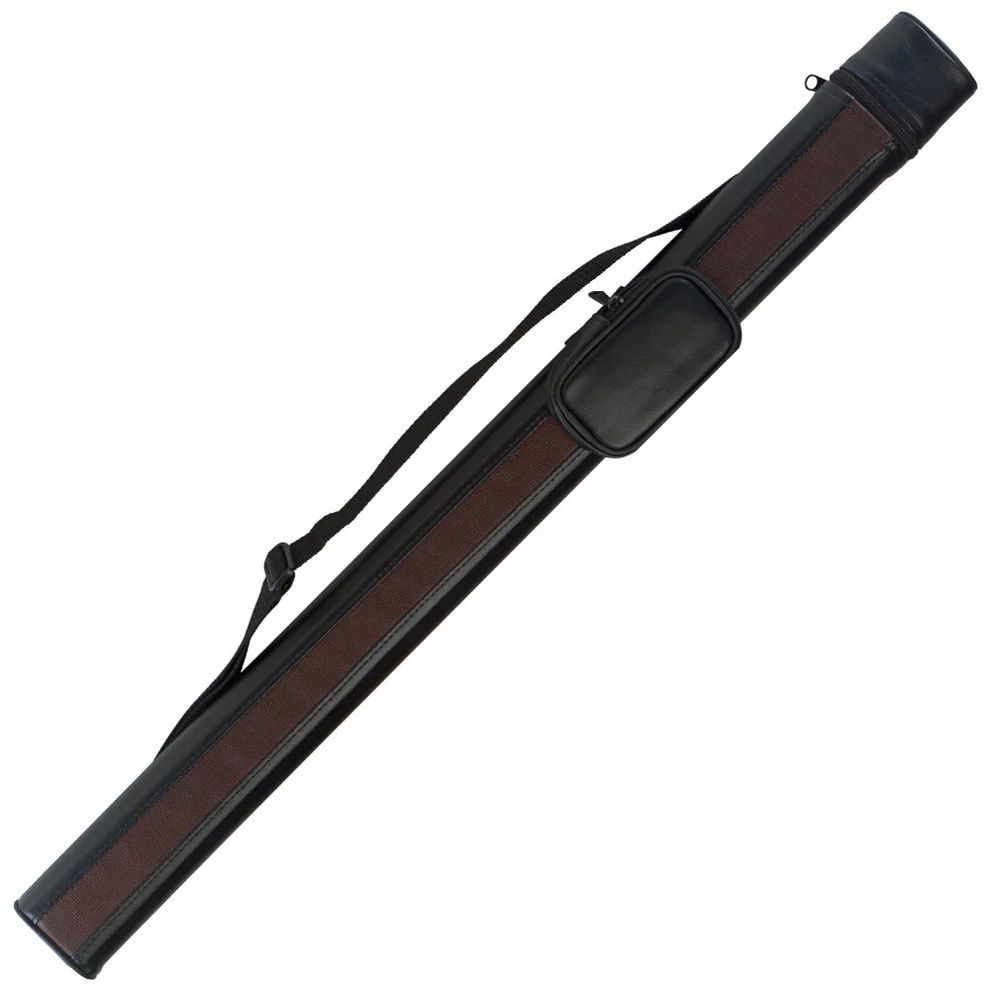 Picture of 1x1 Cue Case PRSE9M-B - Black with brown inset