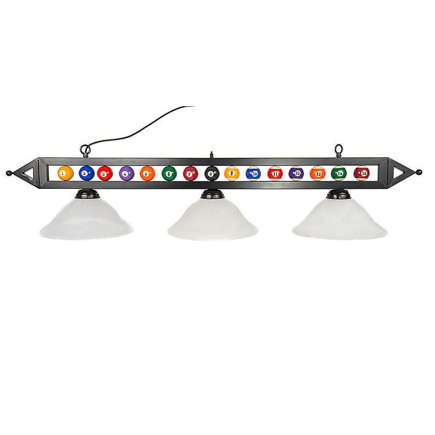 Picture of Glass Shade W/Billiard Balls